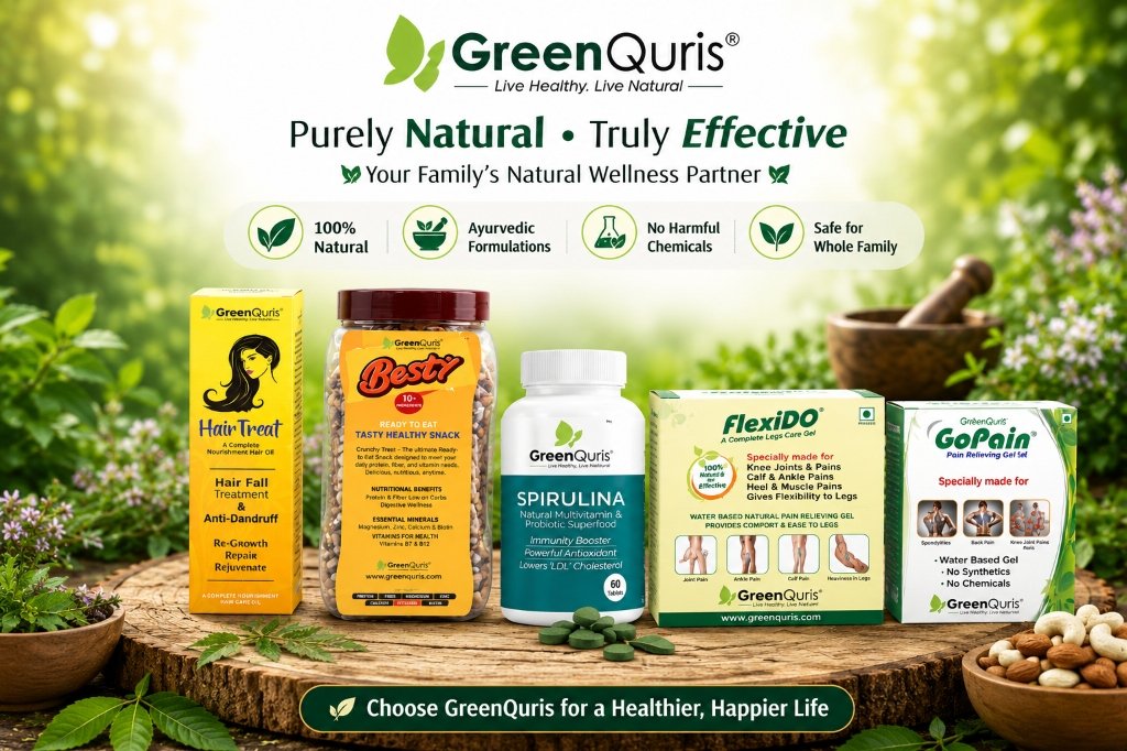 GreenQuris Purely Natural Truly Effective Banner